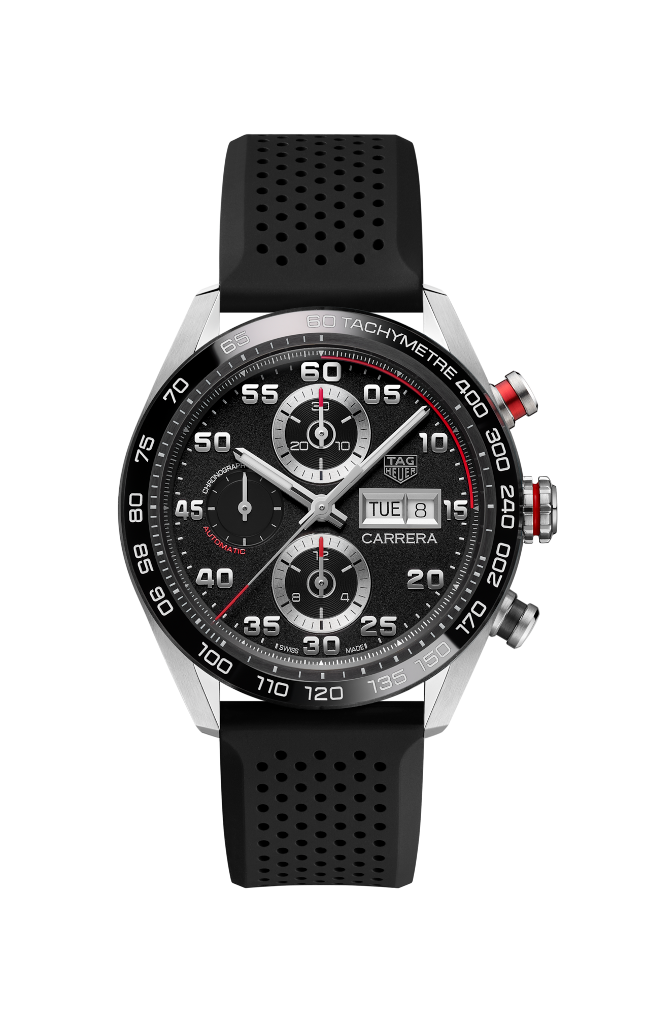 TAG075 TAG HEUER CARRERA Automatic Chronograph, 44 mm, Steel & Ceramic CBN2A1AA.FT6228