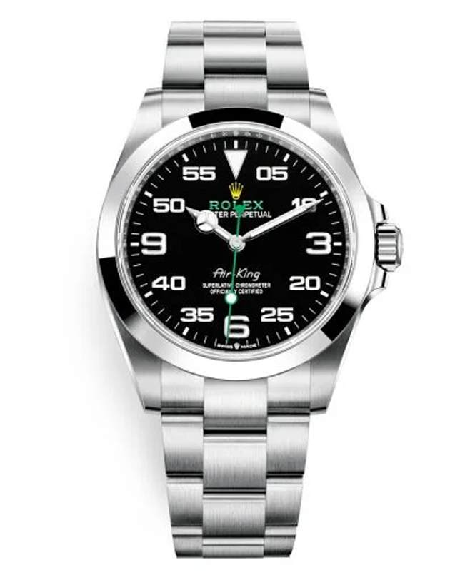 RL060 Rolex Air-King 126900 Oyster Perpetual Black 40mm Men’s Watch