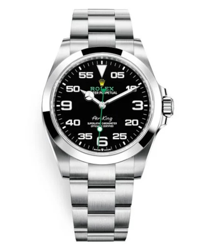 RL060 Rolex Air-King 126900 Oyster Perpetual Black 40mm Men’s Watch