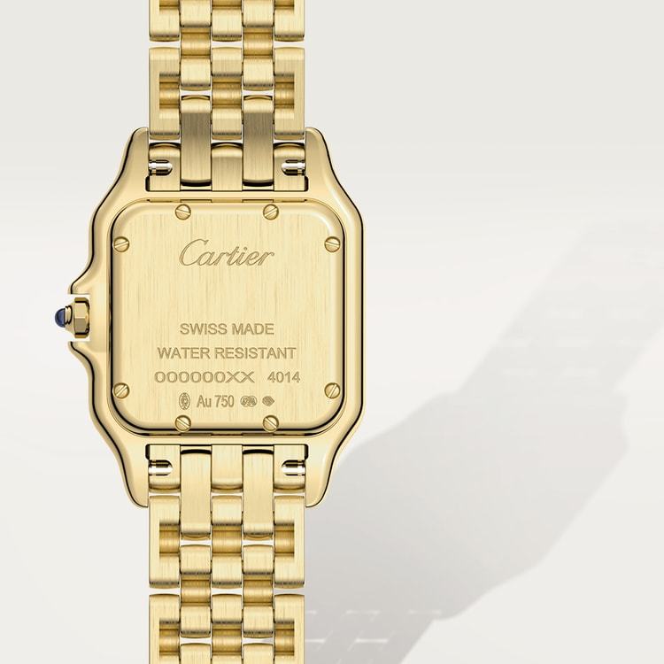 CA009 PANTHÈRE DE CARTIER WATCH Small model, quartz movement, yellow gold