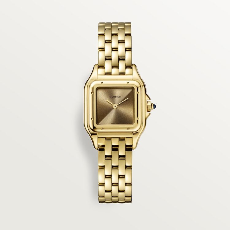 CA015 PANTHÈRE DE CARTIER WATCH Small model, quartz movement, yellow gold