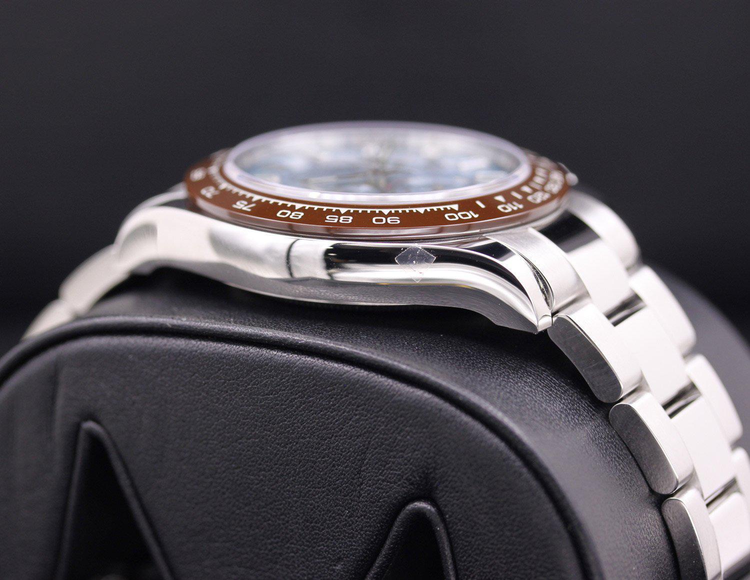 RL107 Rolex Daytona 50th Anniversary Edition 40mm 116506 Ice Blue Baguette Diamond Dial