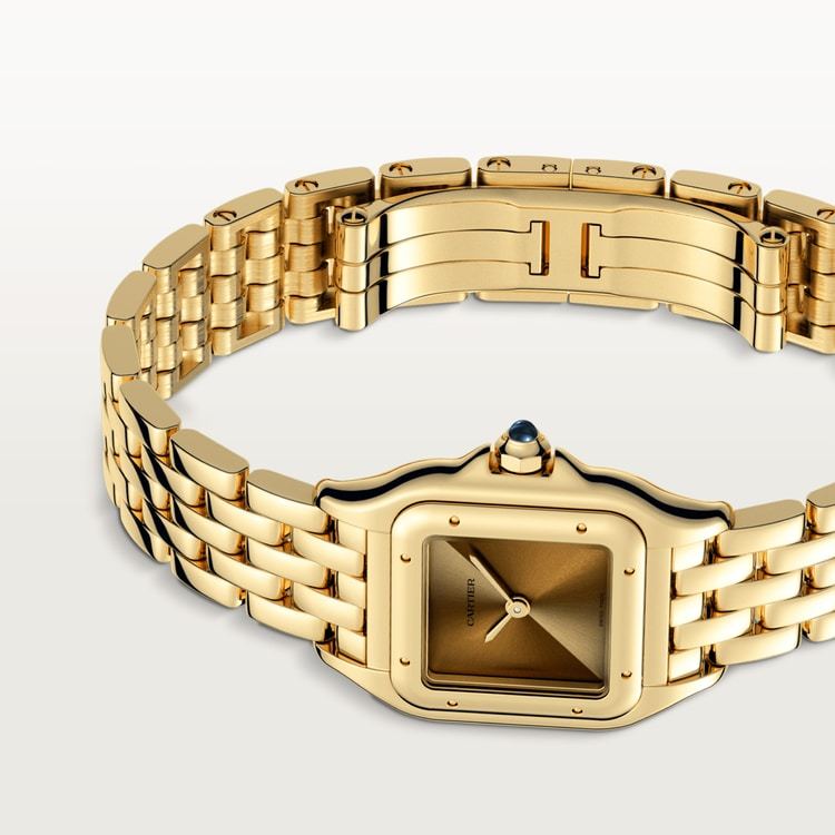 CA015 PANTHÈRE DE CARTIER WATCH Small model, quartz movement, yellow gold