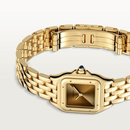 CA015 PANTHÈRE DE CARTIER WATCH Small model, quartz movement, yellow gold