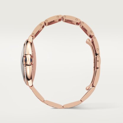 CA018 Ballon Bleu de Cartier watch, 36 mm, mechanical movement with automatic winding. Rose gold