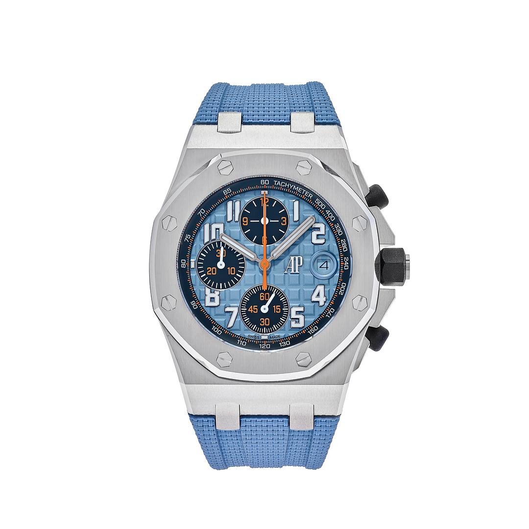 AP096 Audemars Piguet Royal Oak Offshore Chronograph 42mm Steel Blue Dial 26238ST.OO.A340CA.01