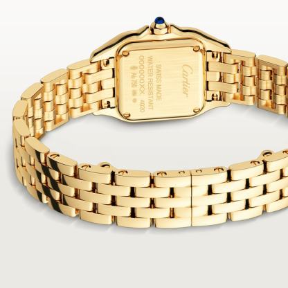 CA009 PANTHÈRE DE CARTIER WATCH Small model, quartz movement, yellow gold