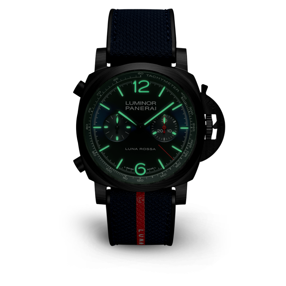 PA134 PANERAI Luminor Chrono CarbotechTM Luna Rossa Experience PAM01519 44mm