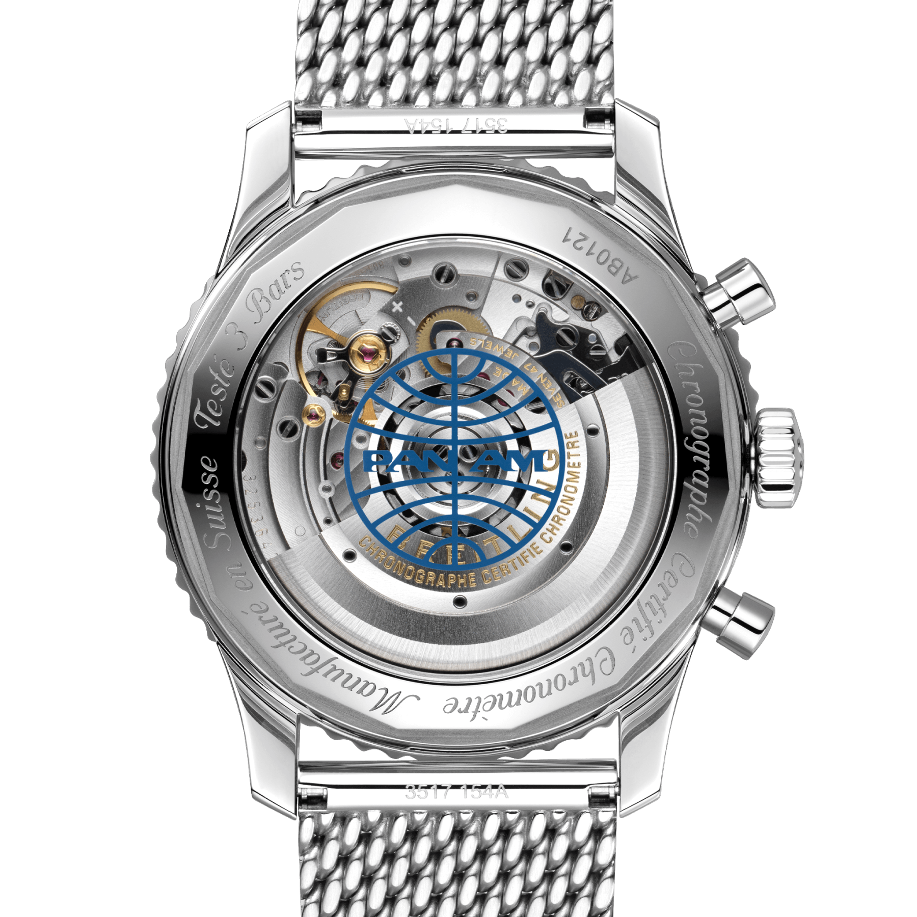 BR297 Breitling Navitimer B01 Chronograph PAN AM AB01212B1C1A1