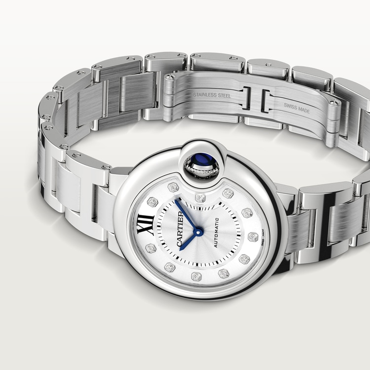 CA024 Ballon Bleu de Cartier watch, 33 mm, mechanical movement with automatic winding