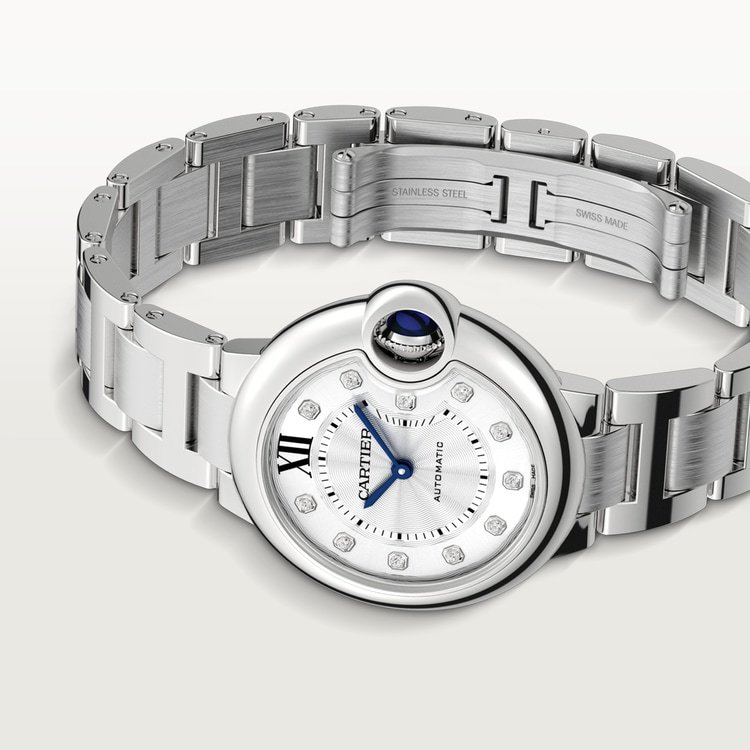 CA024 Ballon Bleu de Cartier watch, 33 mm, mechanical movement with automatic winding