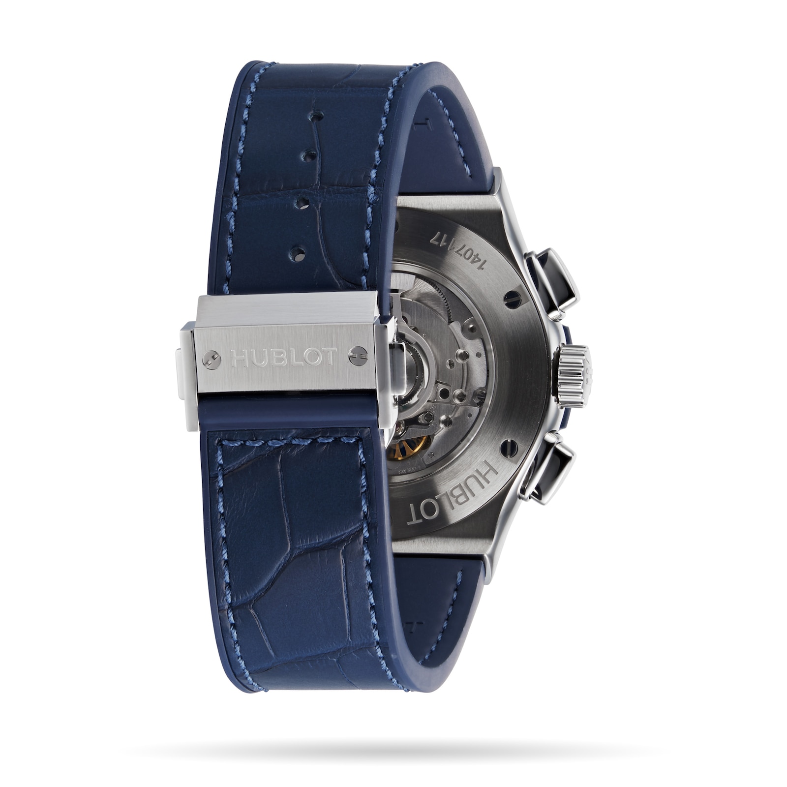 HB101 HUBLOT Classic Fusion Blue Chronograph Titanium 45mm 521.NX.7170.LR