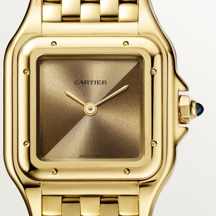 CA015 PANTHÈRE DE CARTIER WATCH Small model, quartz movement, yellow gold