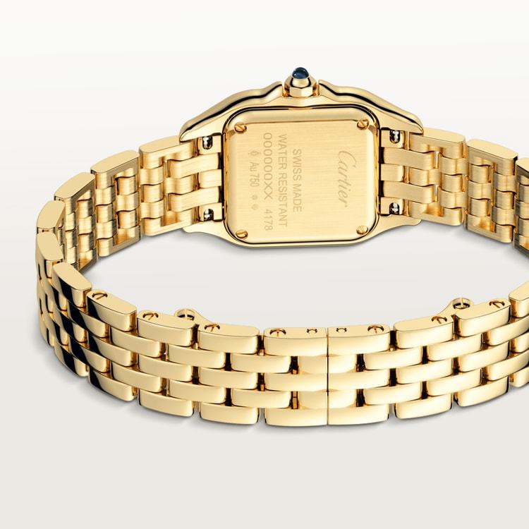 CA015 PANTHÈRE DE CARTIER WATCH Small model, quartz movement, yellow gold