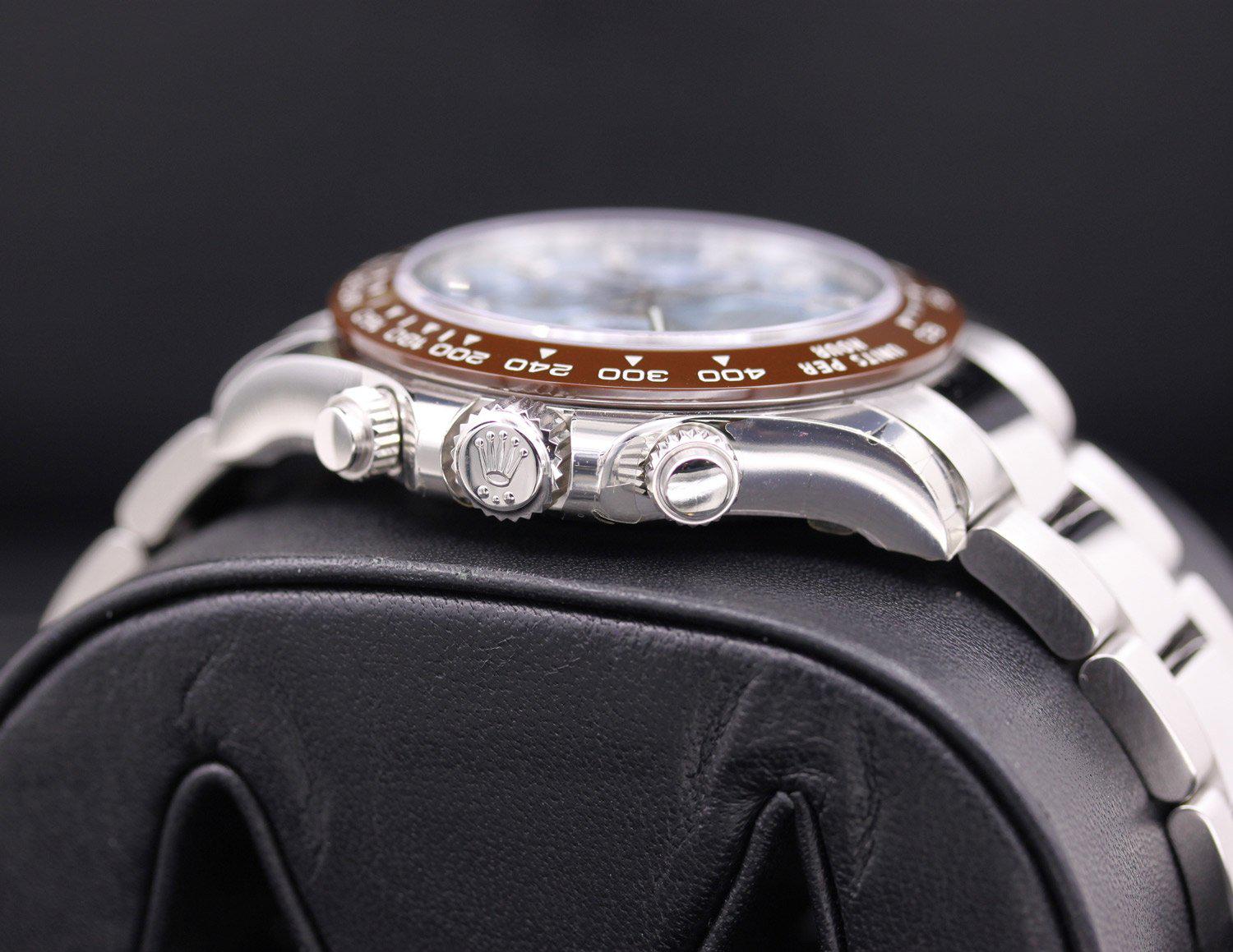 RL107 Rolex Daytona 50th Anniversary Edition 40mm 116506 Ice Blue Baguette Diamond Dial