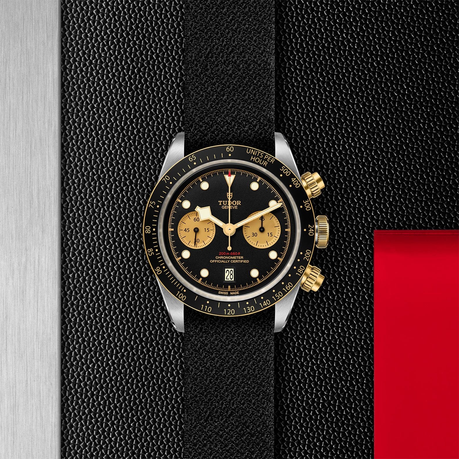 TU009 TUDOR Black Bay Chrono S&G 41mm Steel and Gold