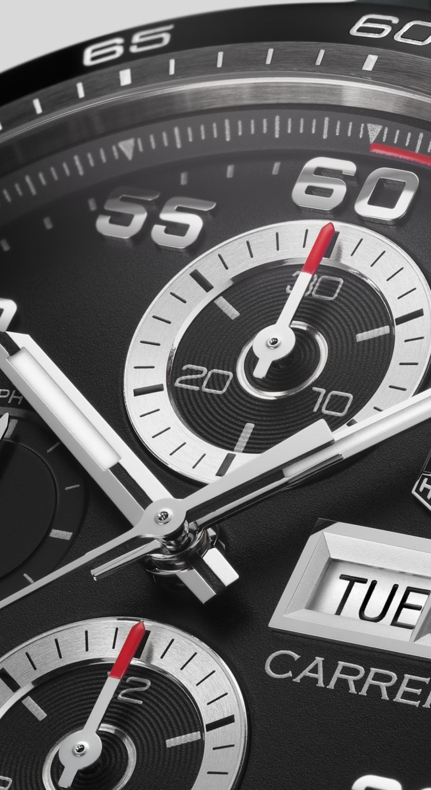 TAG075 TAG HEUER CARRERA Automatic Chronograph, 44 mm, Steel & Ceramic CBN2A1AA.FT6228