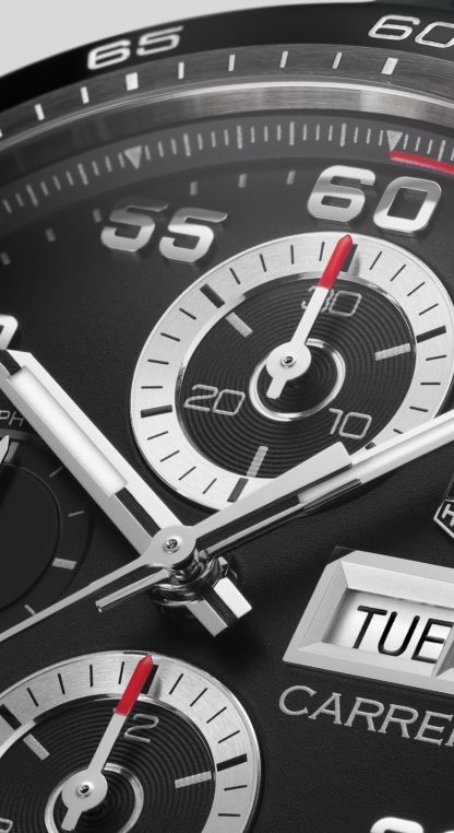 TAG075 TAG HEUER CARRERA Automatic Chronograph, 44 mm, Steel & Ceramic CBN2A1AA.FT6228