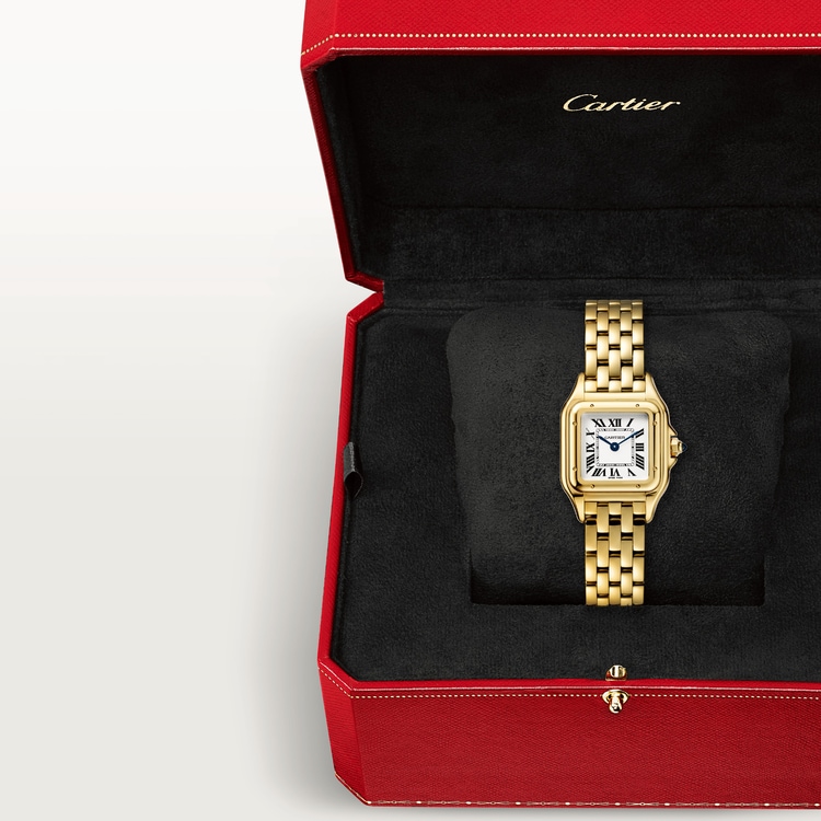 CA009 PANTHÈRE DE CARTIER WATCH Small model, quartz movement, yellow gold