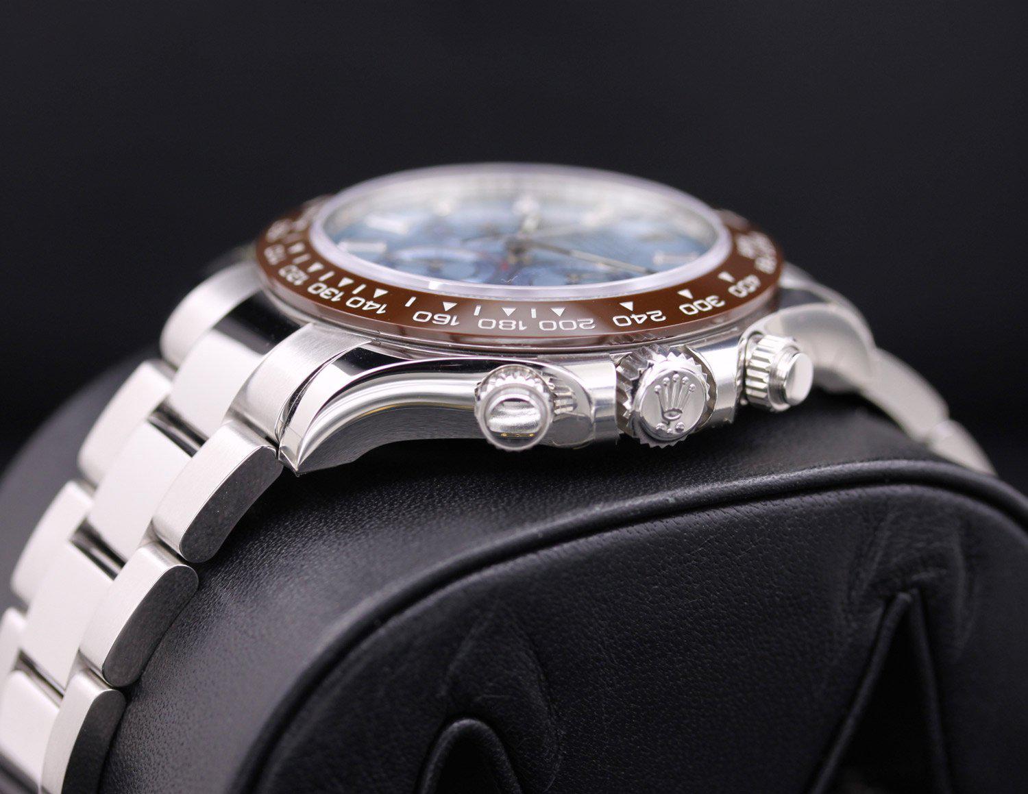 RL107 Rolex Daytona 50th Anniversary Edition 40mm 116506 Ice Blue Baguette Diamond Dial