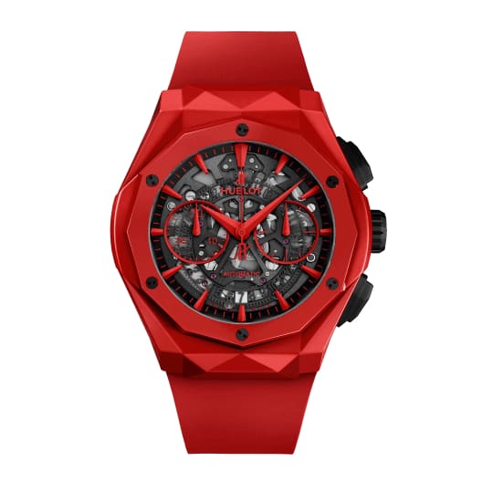 HB005 Hublot Classic Fusion Aerofusion Chronograph Orlinski Red Ceramic Ref. # 525.CF.0130.RX.ORL19