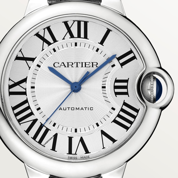 CA008 Reloj Ballon Bleu de Cartier, 36 mm, movimiento mecánico de carga automática.