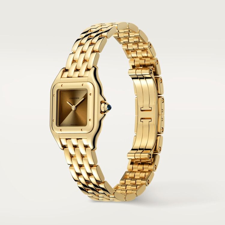 CA015 PANTHÈRE DE CARTIER WATCH Small model, quartz movement, yellow gold