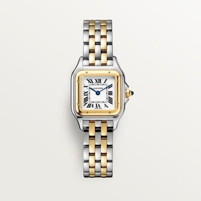 CA021 PANTHÈRE DE CARTIER WATCH Small model, quartz movement, yellow gold, steel