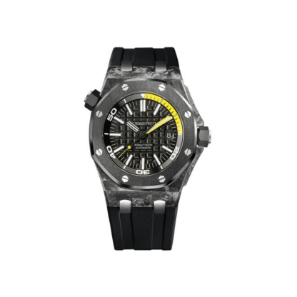AP331 Audemars Piguet Royal Oak Offshore Diver Black Carbon Black Dial 15706AU.00.A002CA.01