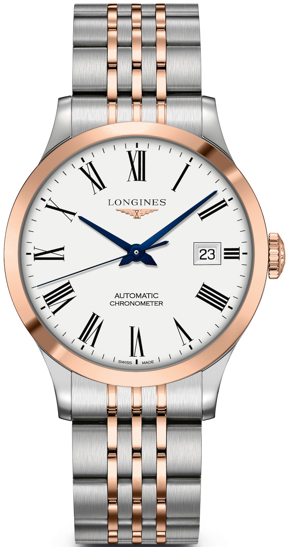 LG041 Longines Watch Record Mens