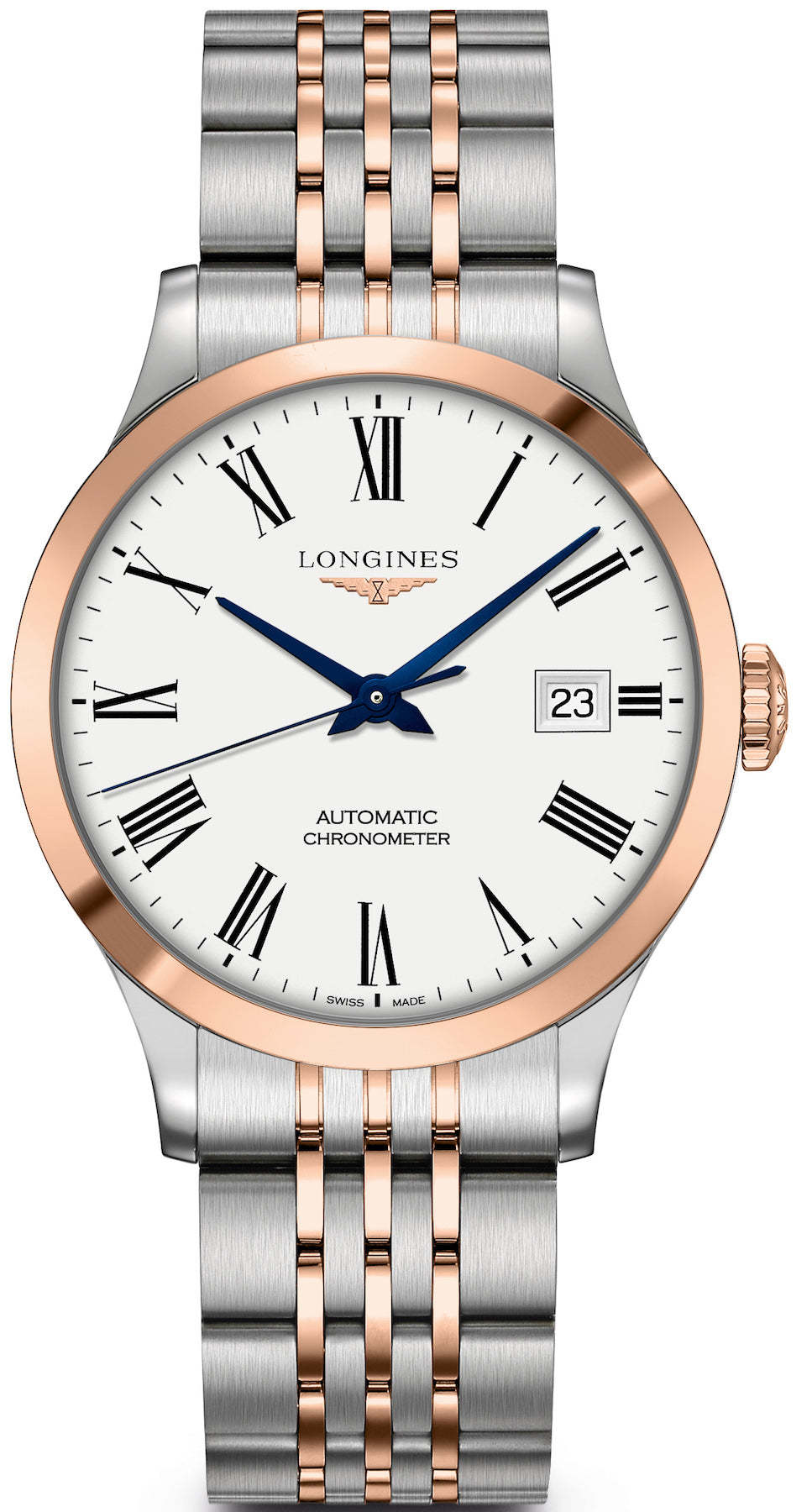 LG041 Longines Watch Record Mens