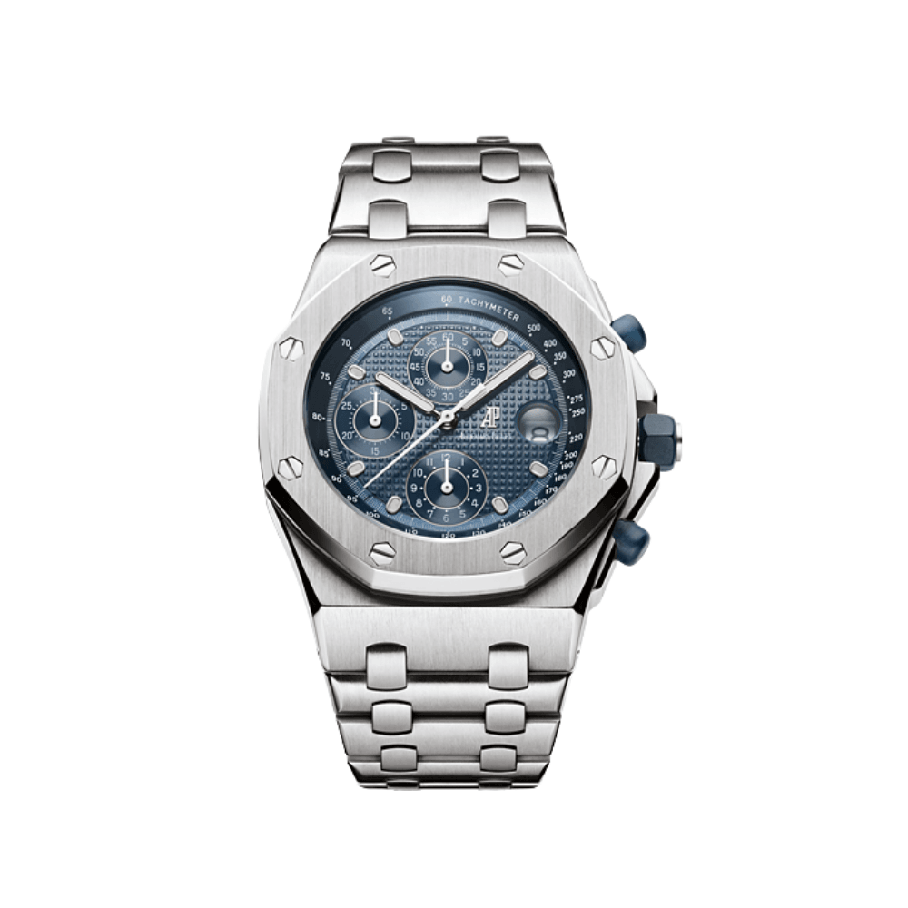 AP266 Audemars Piguet Royal Oak Offshore Chronograph 42mm Steel Blue Dial 26238ST.OO.2000ST.01