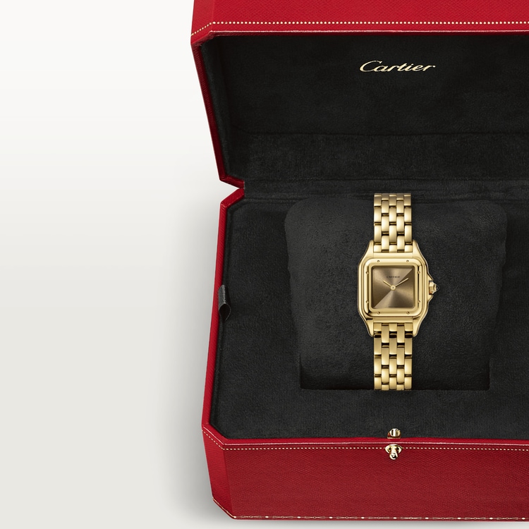 CA015 PANTHÈRE DE CARTIER WATCH Small model, quartz movement, yellow gold