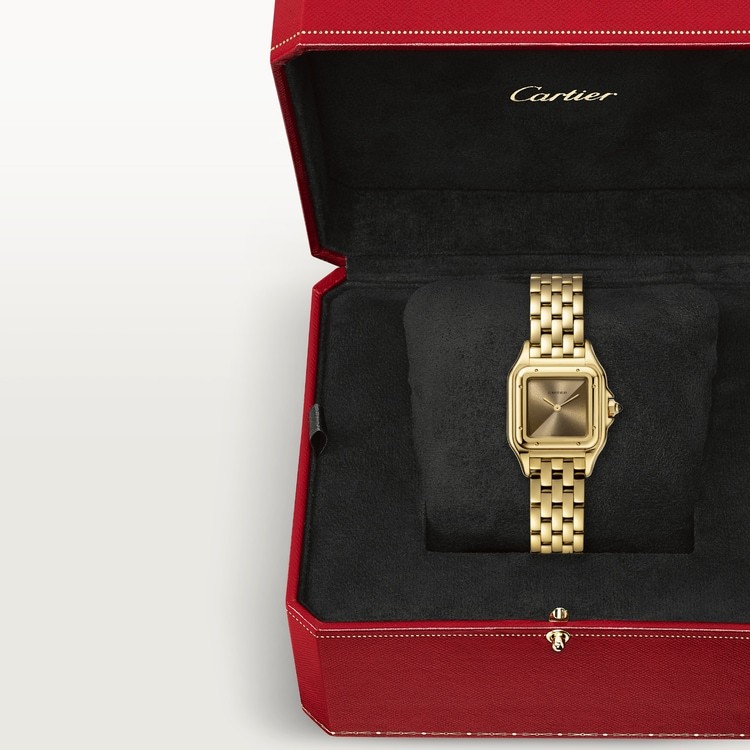 CA015 PANTHÈRE DE CARTIER WATCH Small model, quartz movement, yellow gold