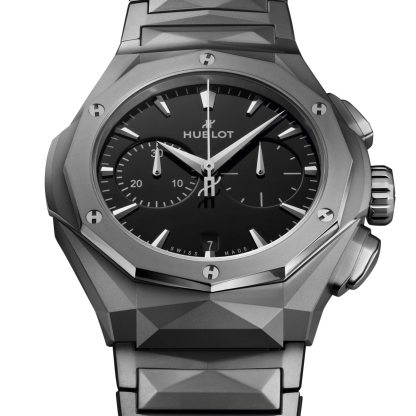 HB110 HUBLOT Classic Fusion Chronograph Orlinski Full Titanium 41mm 549.NI.1270.NI.ORL23