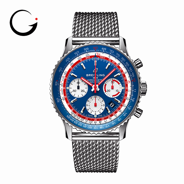 BR297 Breitling Navitimer B01 Chronograph PAN AM AB01212B1C1A1