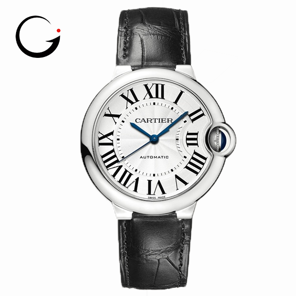 CA005 Reloj Ballon Bleu de Cartier, 33 mm, movimiento mecánico de carga automática.