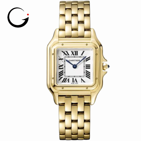 CA009 PANTHÈRE DE CARTIER WATCH Small model, quartz movement, yellow gold