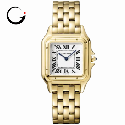 CA009 PANTHÈRE DE CARTIER WATCH Small model, quartz movement, yellow gold