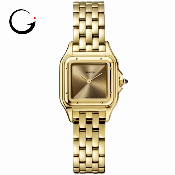 CA015 PANTHÈRE DE CARTIER WATCH Small model, quartz movement, yellow gold