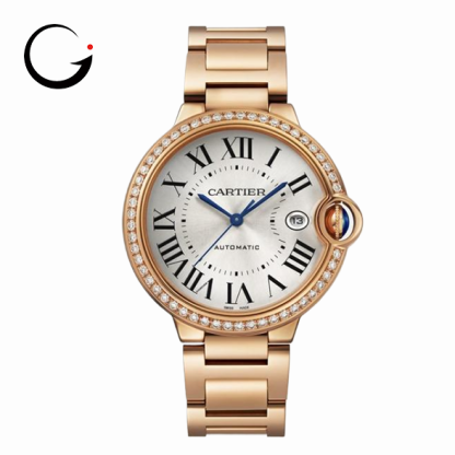CA023 Ballon Bleu de Cartier watch, 40 mm, Manufacture mechanical movement with automatic winding, caliber 1847 MC. 18K rose gold
