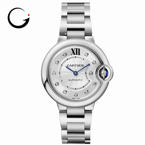 CA024 Ballon Bleu de Cartier watch, 33 mm, mechanical movement with automatic winding