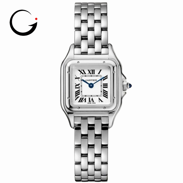 CA030 PANTHÈRE DE CARTIER WATCH, SMALL MODEL Small model, quartz movement, steel