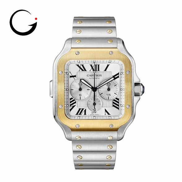 CA031 SANTOS DE CARTIER CHRONOGRAPH WATCH W2SA0008