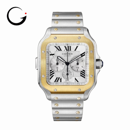 CA031 SANTOS DE CARTIER CHRONOGRAPH WATCH W2SA0008