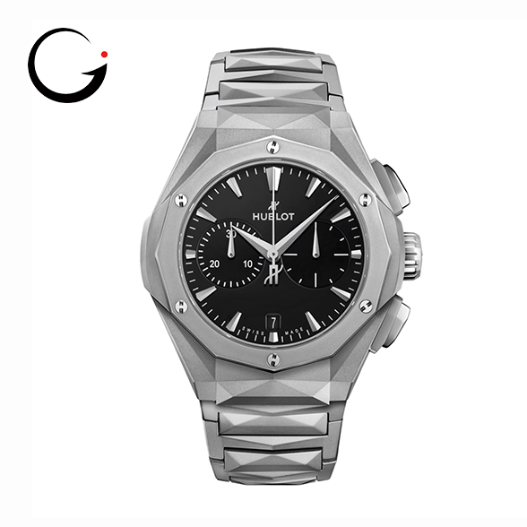 HB110 HUBLOT Classic Fusion Chronograph Orlinski Full Titanium 41mm 549.NI.1270.NI.ORL23