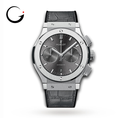 HB118 HUBLOT Classic Fusion Racing Grey Chronograph Titanium 45mm 521.NX.7071.LR