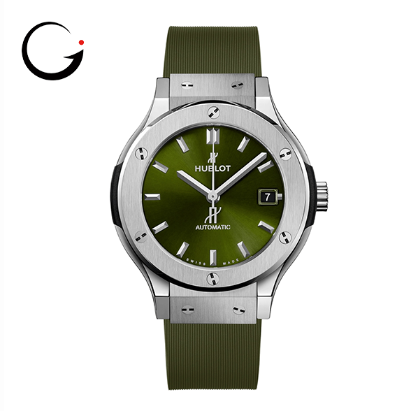 HB121 HUBLOT Classic Fusion Titanium Green 38mm 565.NX.8970.RX