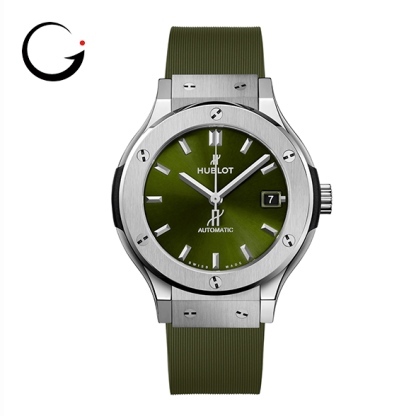 HB121 HUBLOT Classic Fusion Titanium Green 38mm 565.NX.8970.RX