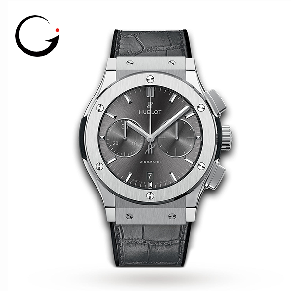 HB126 HUBLOT Classic Fusion Racing Grey Chronograph Titanium 45mm 521.NX.7071.LR